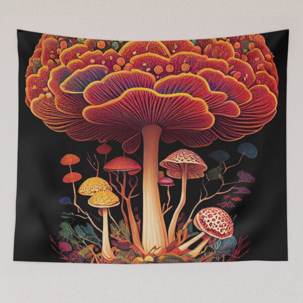 Item preview, Botanical Autumn Mushroom designed and sold by Wolka.