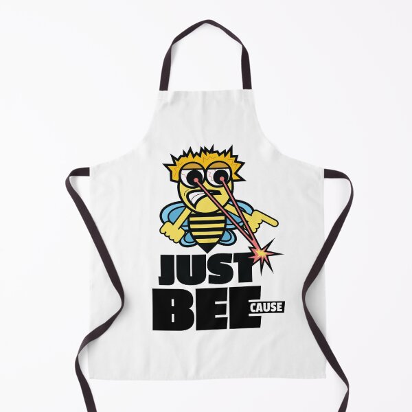 Item preview, Just Because Lazer Eye Beams Illustration Funny Honey Bee Art Angry Mad Screaming designed and sold by doseofwin.