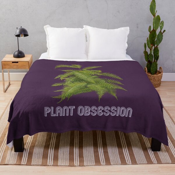 Item preview, Plant Obsessed | Colorful Artwork | Lilac Lettering | designed and sold by VintagePlantJoy.