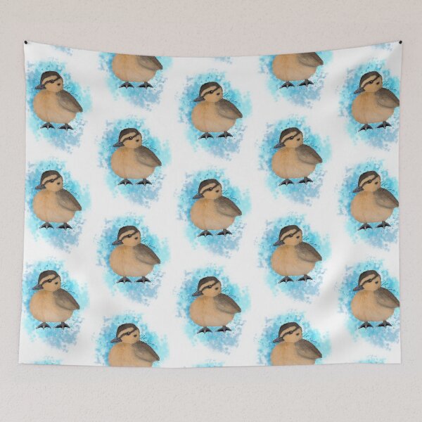 Item preview, Duckling Watercolor Gosling Art  designed and sold by kjacunski.