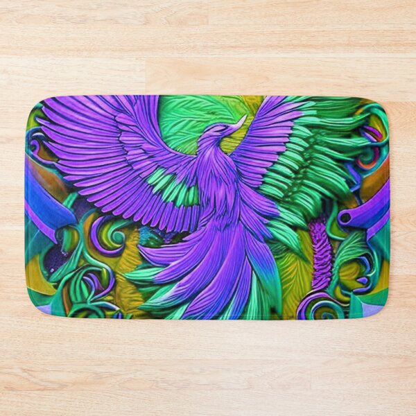 Item preview, Purple and Green Phoenix designed and sold by Healio2.