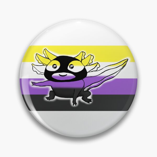 Item preview, NonBinary Axolotl (V13) designed and sold by SamIsWhat8.