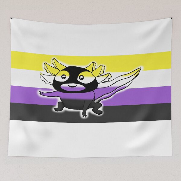Item preview, NonBinary Axolotl (V13) designed and sold by SamIsWhat8.