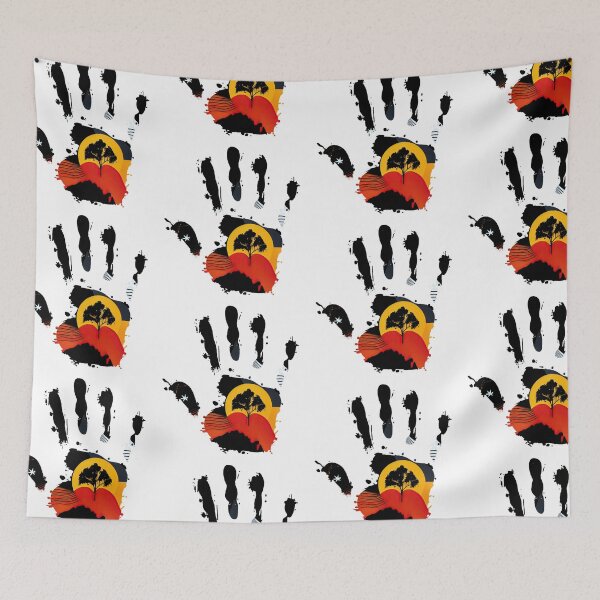 Item preview, Aboriginal Flag Hand designed and sold by FirasChakroun.