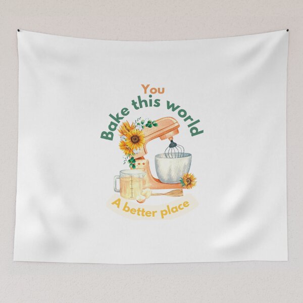 Item preview, You bake the world a better place designed and sold by Speckledfrog.