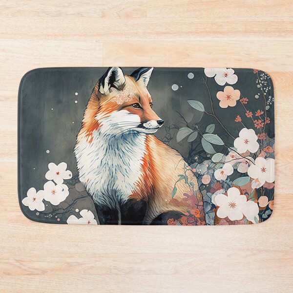 Artikelvorschau, Schöner Blumenfuchs entworfen und verkauft von MuaveMotifs.