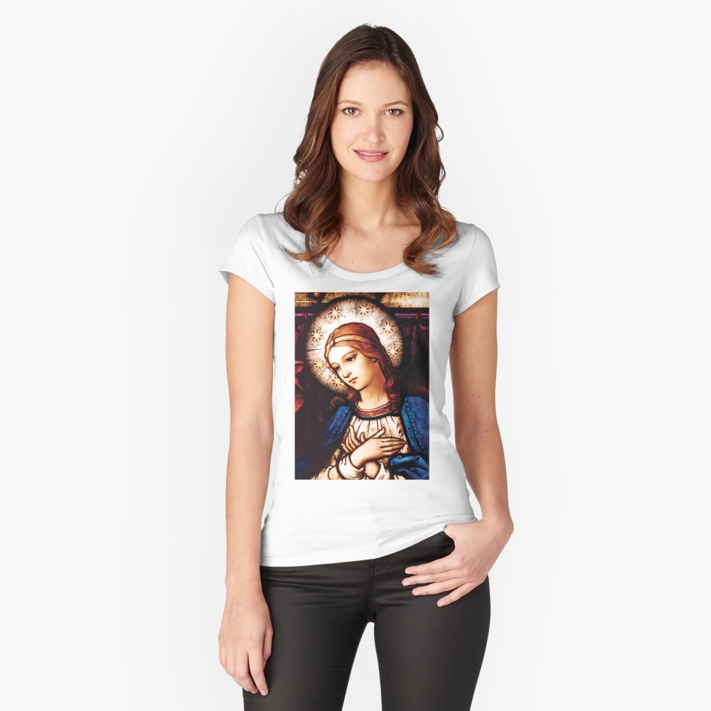 Item preview, Fitted Scoop T-Shirt designed and sold by ANGELSONLY.