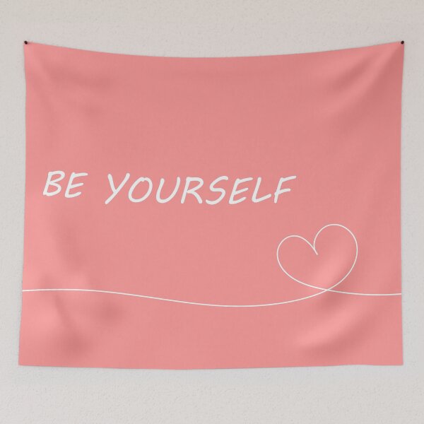 Item preview, Cute Be Yourself Red Aesthetic designed and sold by GoodJobLola.