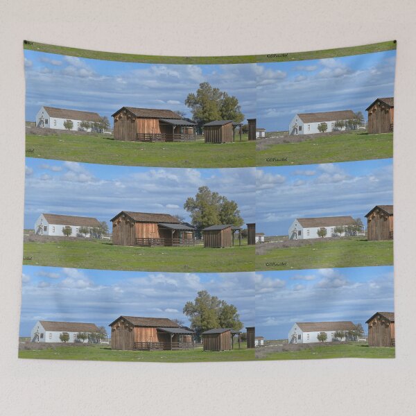Item preview, Allensworth Back View of Hackett House and Barns designed and sold by Tdcc2000.