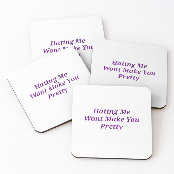 Item preview, Hating Me Wont Make You Pretty - Funny And Cute Quotes designed and sold by Designspot2020.