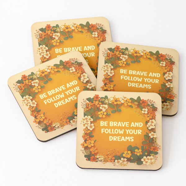 Item preview, be brave and follow your dreams designed and sold by EmeraldeaArt.