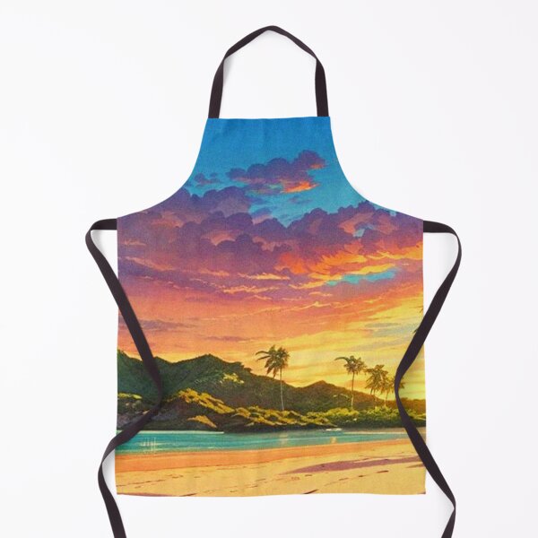 Item preview, a beautiful tropical beach - Anime scenery designed and sold by hedoniism-shop.