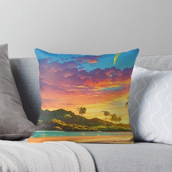 Item preview, a beautiful tropical beach - Anime scenery designed and sold by hedoniism-shop.