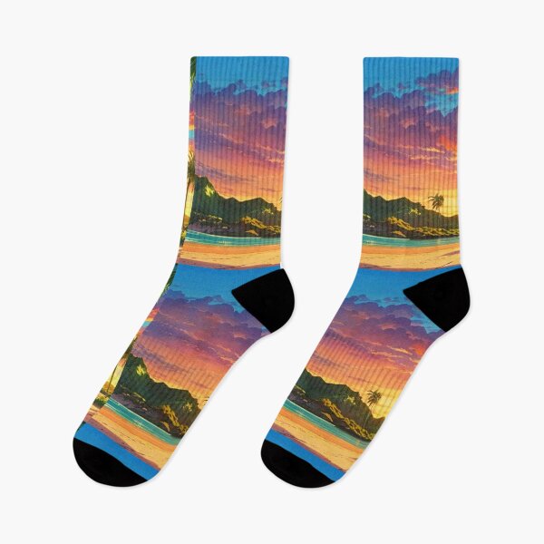 Item preview, a beautiful tropical beach - Anime scenery designed and sold by hedoniism-shop.