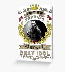 billy idol one love Greeting Card