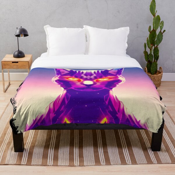 Artikelvorschau, Ägyptische Katzengöttin Bastet Cyberpunk Aufkleber – futuristisches katzenartiges Gottheits-Design für Laptop, Telefon und Wasserflaschen-Dekoration Einzigartiges und auffälliges Artwork auf Redbubble entworfen und verkauft von Mytho Merch.