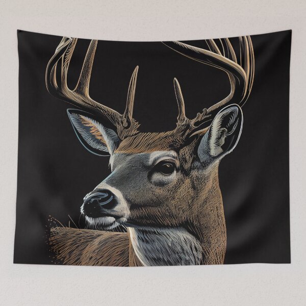 Item preview, Graceful Grazer White Tailed Deer designed and sold by mcmtdesigns.