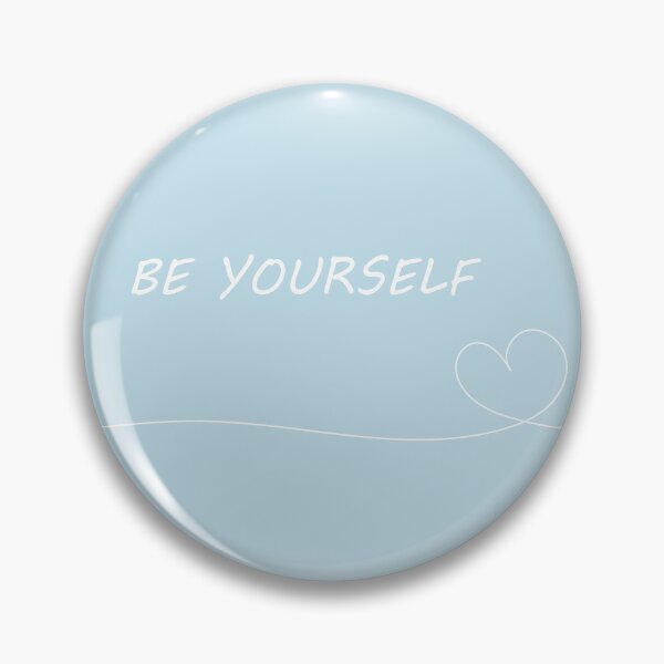 Item preview, Cute Be Yourself Blue Aesthetic designed and sold by GoodJobLola.