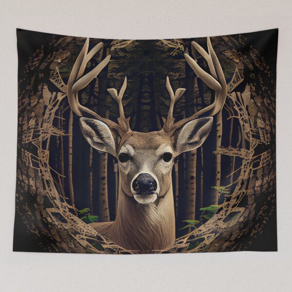 Item preview, Sylvan Stag White tailed deer designed and sold by mcmtdesigns.
