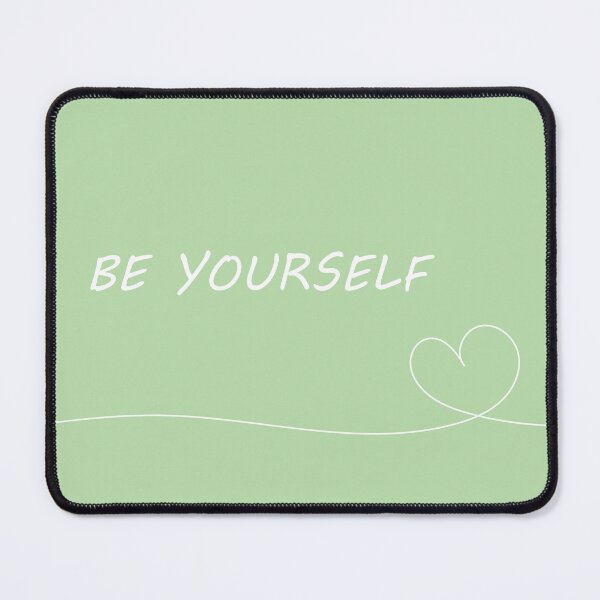 Item preview, Cute Be Yourself Green Aesthetic designed and sold by GoodJobLola.