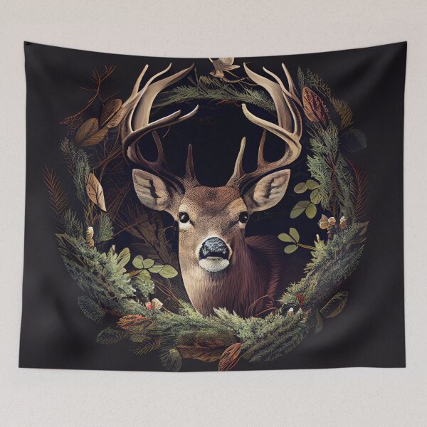 Item preview, Grazing Beauty White tailed deer designed and sold by mcmtdesigns.