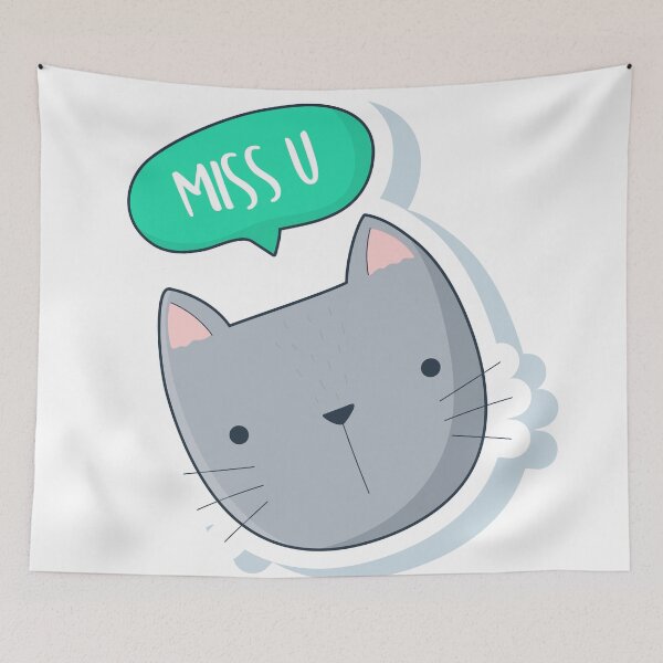 Item preview, Miss You Sticker designed and sold by NormallStudio.