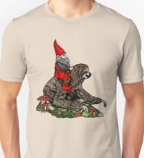 Gnome Riding a Sloth Unisex T-Shirt