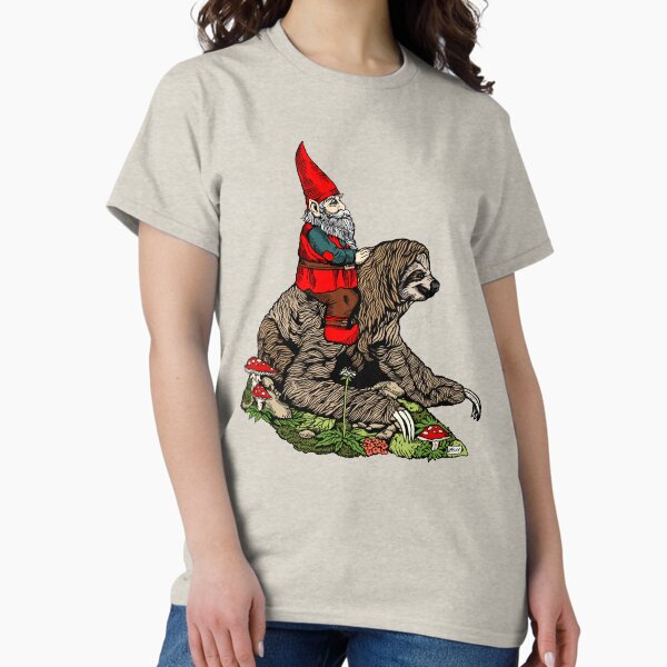 Aperçu de l'œuvre Gnome chevauchant un paresseux créée et vendue par ZugArt.