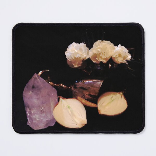 Item preview, Crystal, Chalice, and Carnations - Baroque Inspired Dark Still Life Photo designed and sold by GenAumonier.