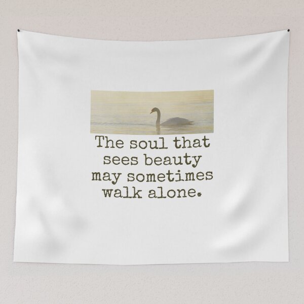 Item preview, The Soul That Sees Beauty - Beauty Quote  designed and sold by CrankyOldDude.