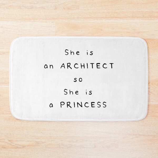 Item preview, She is an architect , so she is a princess designed and sold by Rima-Store-19.