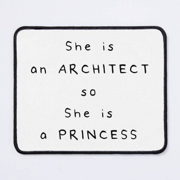 Item preview, She is an architect , so she is a princess designed and sold by Rima-Store-19.