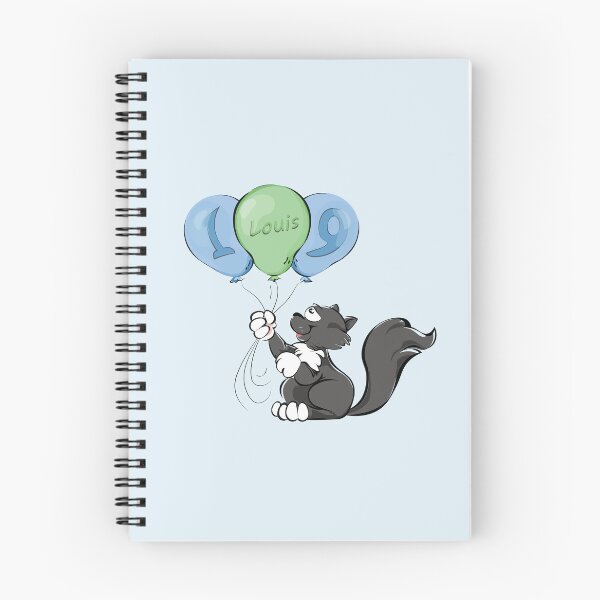 Item preview, Digital Art Hand-drawn. Fun Cat' Story. Happy Birthday Louis designed and sold by DigiPicStock.