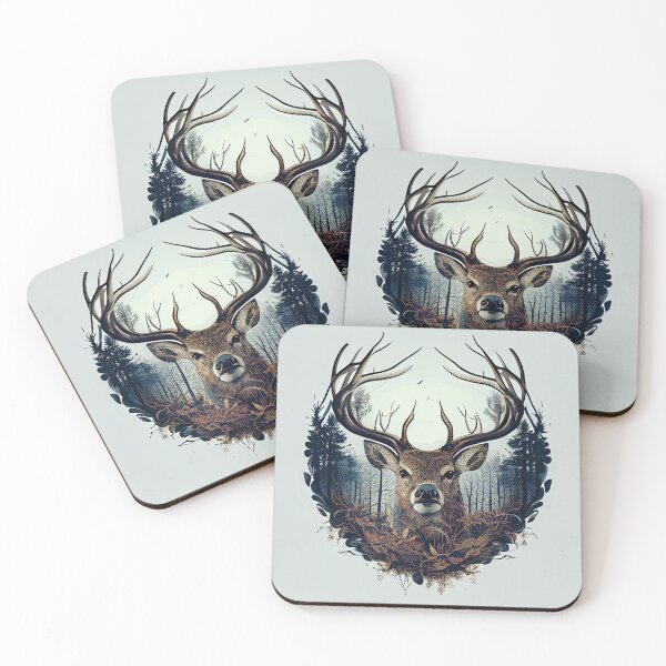 Artikelvorschau, Woodland Royalty White tailed deer entworfen und verkauft von mcmtdesigns.