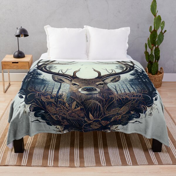 Artikelvorschau, Woodland Royalty White tailed deer entworfen und verkauft von mcmtdesigns.