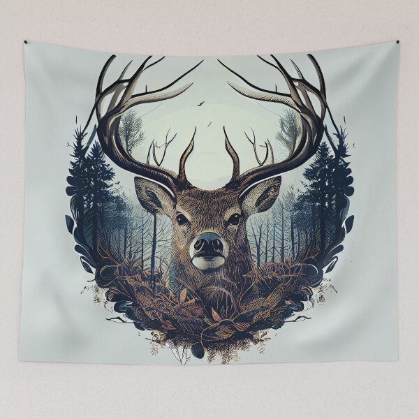 Item preview, Woodland Royalty White tailed deer designed and sold by mcmtdesigns.