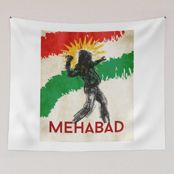 Item preview, MEHABAD, Kurdistan Flag designed and sold by KurdishShops.