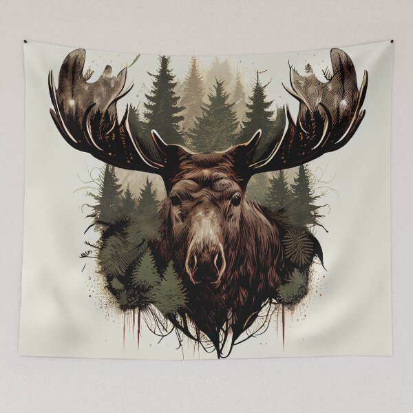 Item preview, Northern Wilderness Moose  designed and sold by mcmtdesigns.