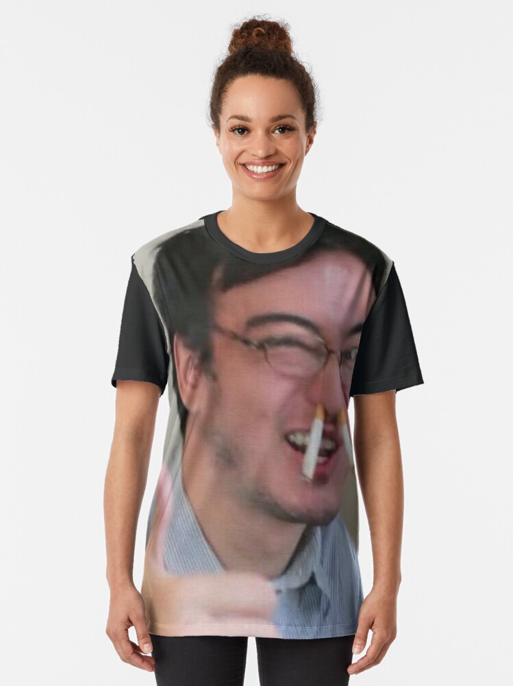 Alternate view of Filthy Frank - Thumbs Up Cigarettte Graphic T-Shirt