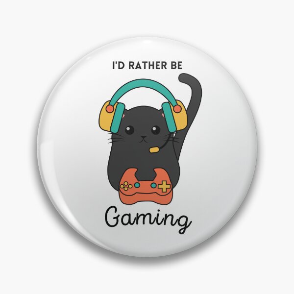 Artikelvorschau, Gaming-Katzen-Design entworfen und verkauft von GamesR4Girls.