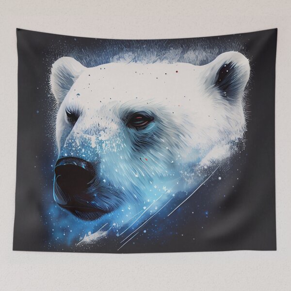 Item preview, Snowy Polar Bear Head designed and sold by mcmtdesigns.