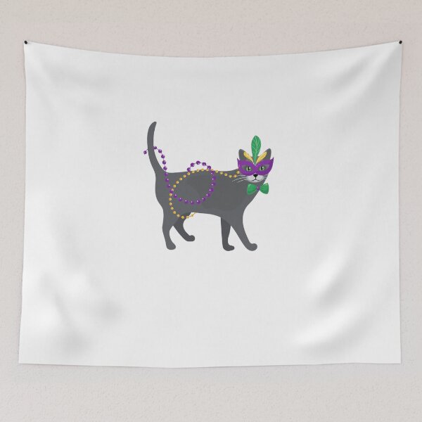 Item preview, Cat Mardi Gras, cool Mardi Gras design designed and sold by yssnyd.