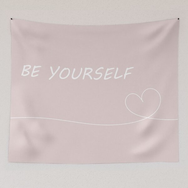 Item preview, Cute Be Yourself Pink Aesthetic designed and sold by GoodJobLola.