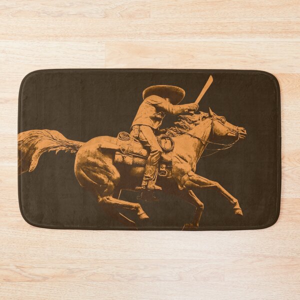 Item preview, Equestrian statue of Emiliano Zapata - on Brown designed and sold by boltjesdesign.