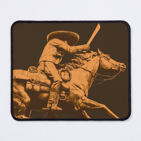Item preview, Equestrian statue of Emiliano Zapata - on Brown designed and sold by boltjesdesign.