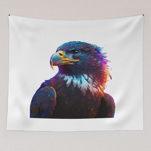 Item preview, Colourful and Beautiful Eagle - Art designed and sold by GloriousArtSKD.