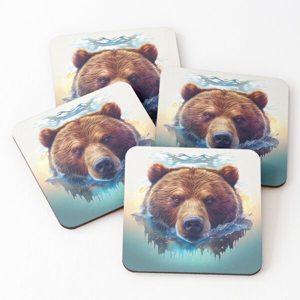 Artikelvorschau, The Mighty Bear in its Habitat entworfen und verkauft von mcmtdesigns.