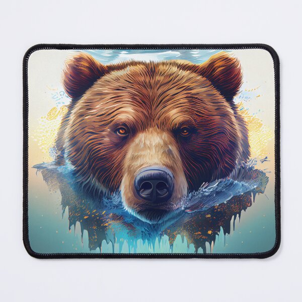 Item preview, The Mighty Bear in its Habitat designed and sold by mcmtdesigns.