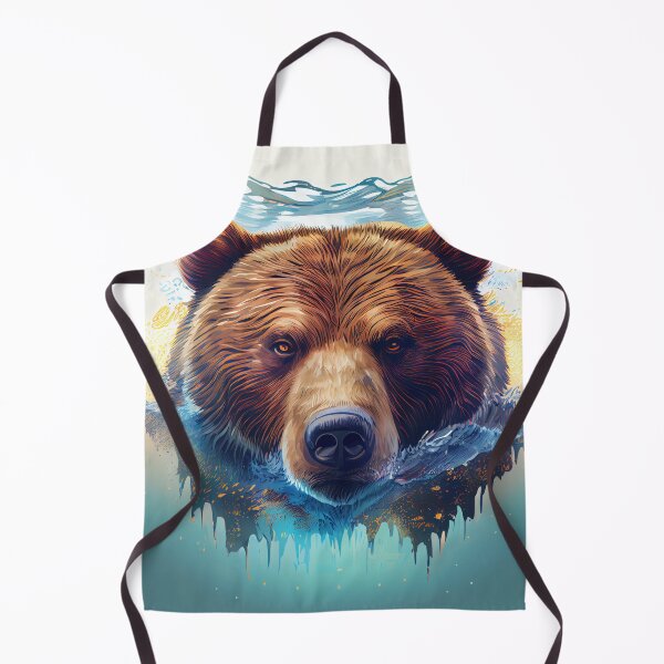 Item preview, The Mighty Bear in its Habitat designed and sold by mcmtdesigns.