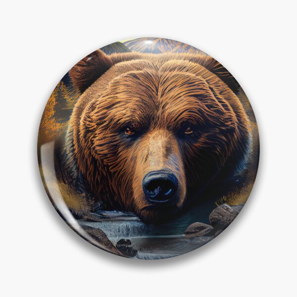 Item preview, Fierce Forest Guardian Bear designed and sold by mcmtdesigns.